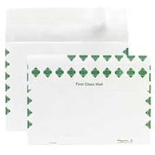 Quality Park R4640 Quality Park Tyvek Open Side Exp Envelopes, 1st Class, 10x15x2, White, 100/Ctn