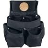 Klein Tool 5718 PowerLine 8-Pocket Tool Pouch, Black Cordura Nylon