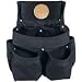 Klein Tool 5718 PowerLine 8-Pocket Tool Pouch, Black Cordura Nylon
