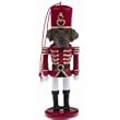 Dachshund, black Soldier Nut Cracker Ornament