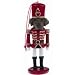 Dachshund, black Soldier Nut Cracker Ornament