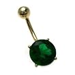14k Gold Birth Stones Color = May - Sold Individually