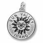 Sun Valley, Idaho Charm - 14k Yellow Gold