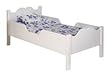 Scalloped Toddler Bed-Color Honey Oak with Star Cutout