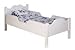 Scalloped Toddler Bed-Color Natural with Heart Cutout