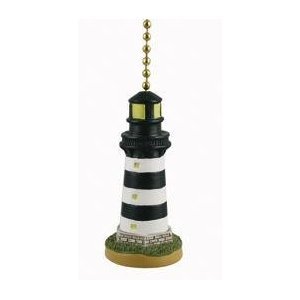 Coastal Lighthouse Ceiling Fan Pull