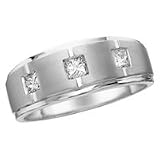 14kt. White Gold 1/2 ct. tw. Men's Diamond Wedding Band