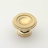 30mm Dia Polished Brass Knob