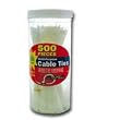 500 Pc Wire Ties Assortment Jar