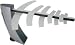 Electronics : Terk HDTVa Indoor Amplified High-Definition Antenna for Off-Air HDTV Reception