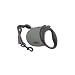 Flexi Soft Grip Comfort 3 Retractable Tape Leash in Granite Large Color:Gray