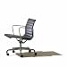 Herman Miller Eames&reg; Aluminum Group Management Chair with Open Line Leather