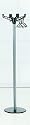 Coat stand with four double hooks