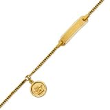 The Perfect 14K Yellow Gold Angel Identification Bracelet