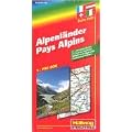 Hallwag Stra�enkarten, Alpenl�nder: Stra�enkarte. Mit Sehensw�rdigkeiten und Index. (Euro Map) (Road Map)
