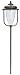 Manor House LV11015-G Cast Aluminum Low Voltage Light on Post with 20 Watt MR16 Bulb, Gold