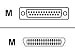 10ft Bi-directional Printer Cable Gray Blister Pack