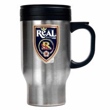 Real Salt Lake 16oz Stainless Steel Travel Mug Real Salt Lake 16oz Stainless Steel Travel Mug