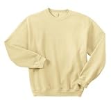 NEW District Threads - Pigment-Dyed Crewneck Sweatshirt Honey-2XL