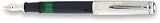 Pelikan Souveran 420 Black/Silver Fine Point Fountain Pen - 941641