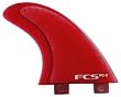 FCS PC-3 Performance Core Surfboard Tri Fin Set - Red