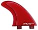 Sporting Goods : FCS PC-3 Performance Core Surfboard Tri Fin Set - Red