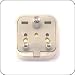 International Plug Adapter USA Female to India 5 Amp Grounded BS546 Male Plug
