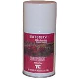Rubbermaid Commercial FG4012481 Refill for Microburst 9000 Automatic Odor Control System, Country Delight