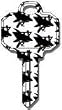 San Jose Sharks Schlage SC1 House Key