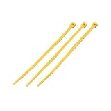 （まとめ）結束バンド ケーブルタイ（カラー） 【長さ203mm/100本入×10セット】 イエロー(黄) マーベル MCT-203YW