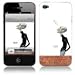 Instlys Iphone 4/4s Single Colored Skin Sticker -- Memory of Steve Jobs