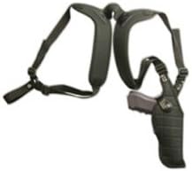 Cebeci Arms CTO Med-Large Autos/Revolvers Nylon Vertical Shoulder Unisex Holster, Black, Right