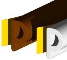 Stormguard Seal N Save Epdm 'p' Section - 5m Brown Draught Protection Household