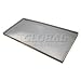 Rotationally Molded Plastic Tray 39 X18-3/4 X 1-1/2 Gray