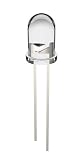 Joe Knows Electronics 5mm Clear Round LED Assortment (100 Pack, 5 Colors, 20 of Each)