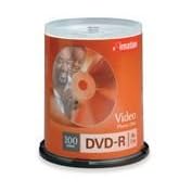 Imation - 100 x DVD-R - 4.7 GB 16x - spindle - storage media by Imation