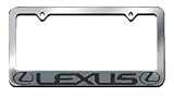 Lexus Chrome License Plate Frame with Logo