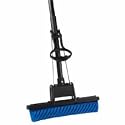 Sponge Mop, PVA, Handle Wringer, Roller Mop, Telescope Handle, Plastic, Black RUBG780