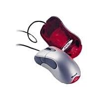 Microsoft IntelliMouse - Mouse - optical - 4 button(s) - wired - PS/2, USB - metallic silver - retail