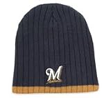 Baseball Hat - Milwaukee Brewers Ribbed Knit Hat