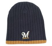 Baseball Hat - Milwaukee Brewers Ribbed Knit Hat