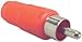 RCA Plug Red Plastic
