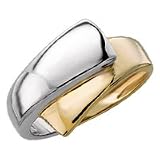 14kt. Two Tone, Bypass Fashion Ring