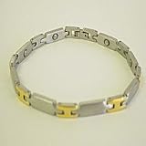 Dual Tone H-Link Bracelet