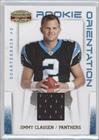 2010 Panini Gridiron Gear Rookie Orientation Jerseys #30 - Jimmy Clausen/299