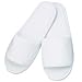 Premium Open Toe Terry Spa Slippers White 1-pr.