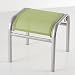 Produkt-Bild: Siena Garden Denver Alu-Hocker lemongr&uuml;n/silber