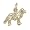 Dog Newfoundland Charm - Gold Plate