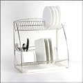Stainless Steel 2 Tier Dish Plate Drainer