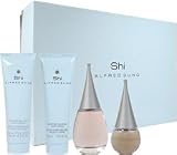 Shi by Alfred Sung for Women 4 Piece Set Includes: 1.7 oz Eau de Parfum Spray + 0.67 oz Eau de Parfum Purse Spray + 2.5 oz Moisture Balance Body Lotion + 2.5 oz Moisture Balance Hand Cream